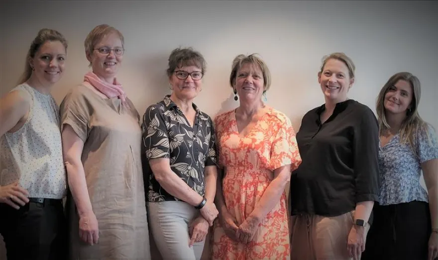 Foto af medarbejderne i PRO-sekretariatet